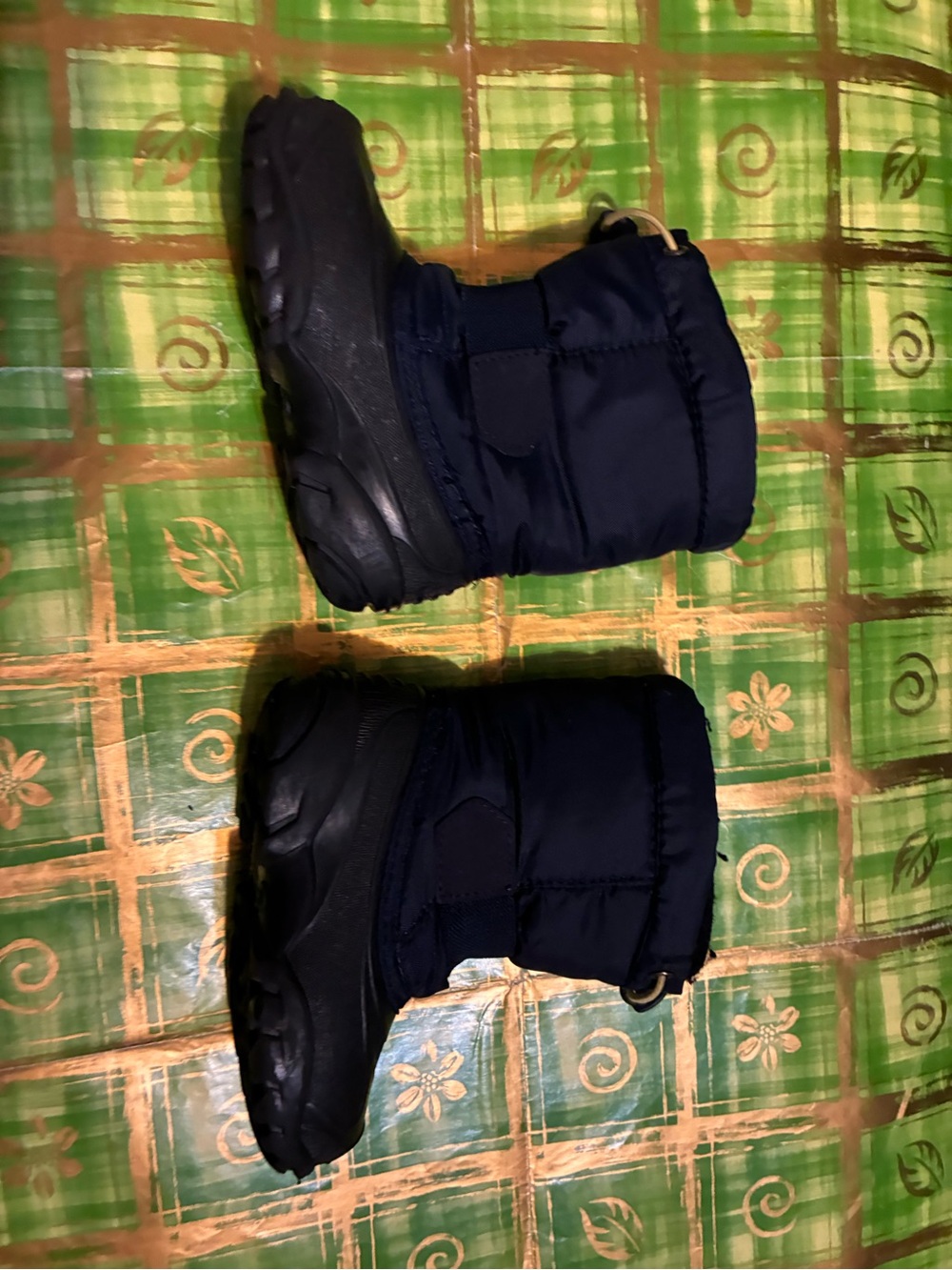 Kamik Navy Puffer Winter Boots -boys toddler US 8